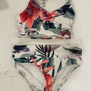 Colorful Floral Bikini Set